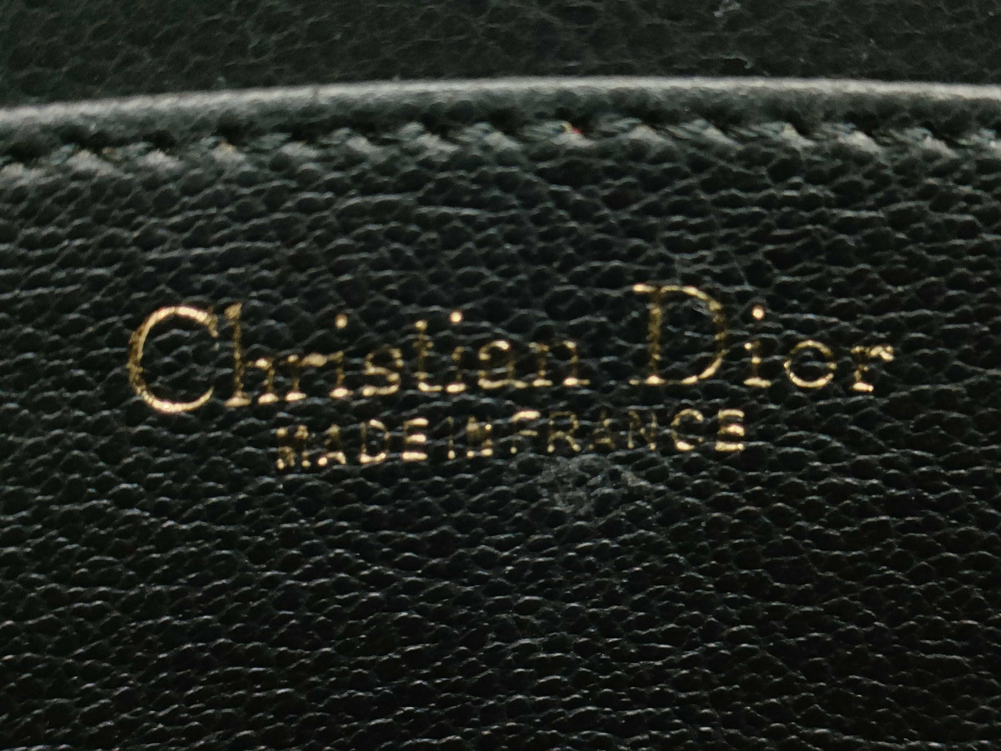 Dior logo plate shoulder bag