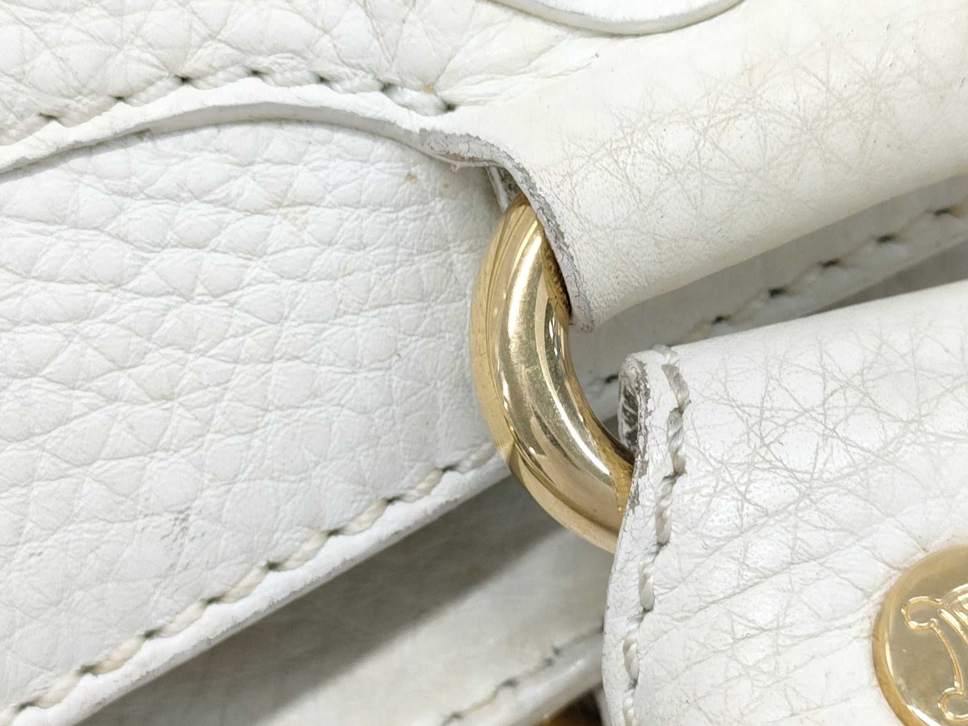CELINE Boogie Bag Triomphe Leather Handbag