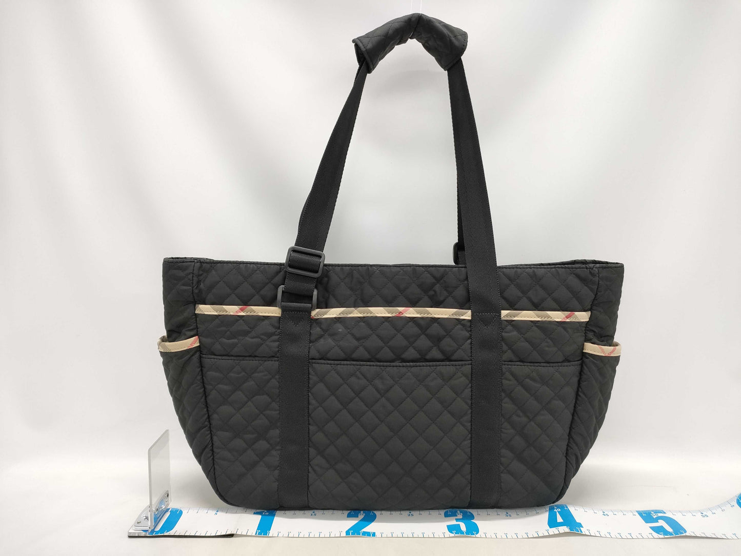 BURBERRY Nova Check Quilted Mother's Bag Tote Bag