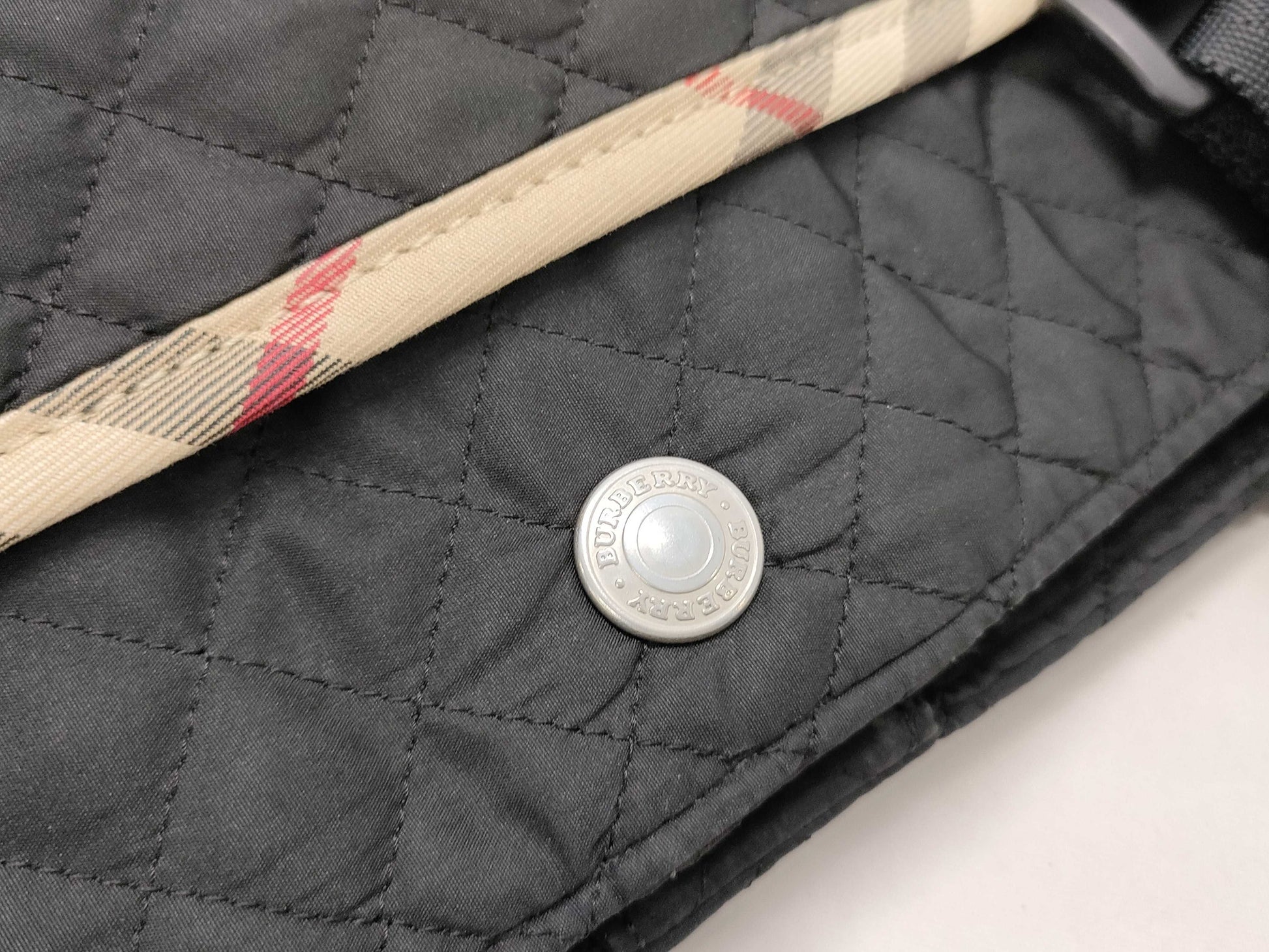 BURBERRY Nova Check Quilted Mother's Bag Tote Bag