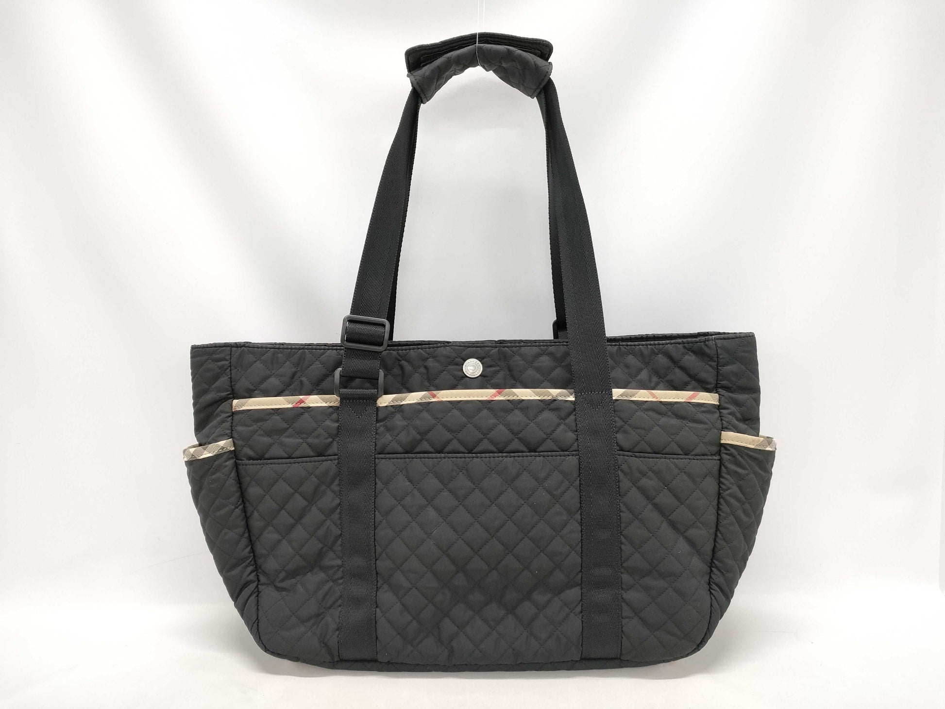 BURBERRY Nova Check Quilted Mother's Bag Tote Bag