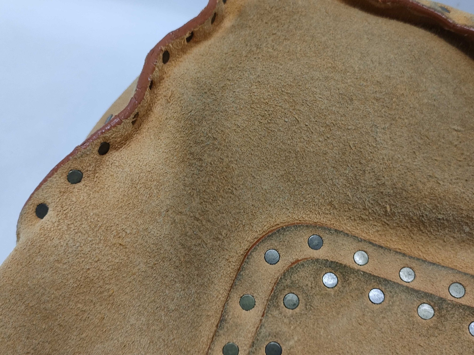 CELINE Boogie Bag Studded Triomphe Suede Handbag