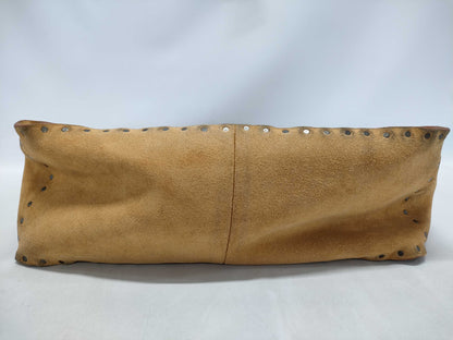 CELINE Boogie Bag Studded Triomphe Suede Handbag