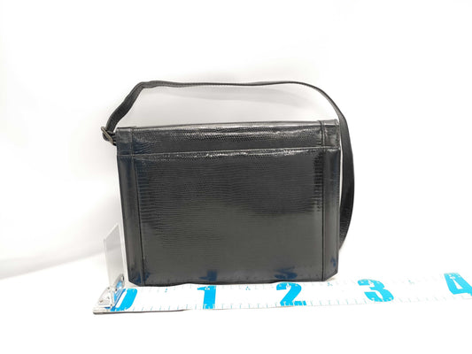 Yves Saint Laurent Lizard Leather Shoulder Bag