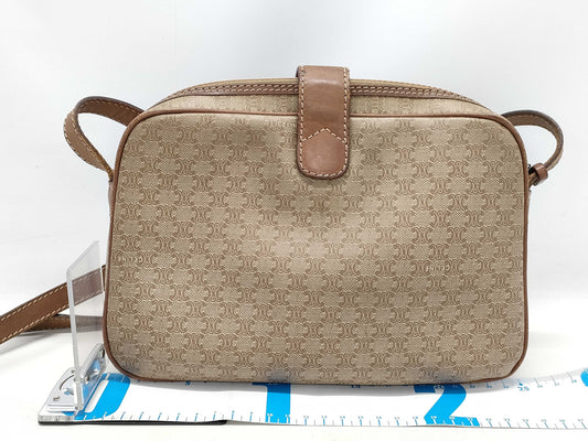 CELINE Macadam PVC Triomphe Shoulder Bag