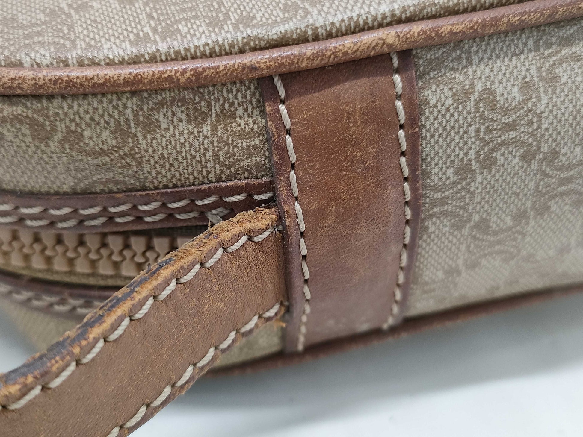 CELINE Macadam PVC Triomphe Shoulder Bag