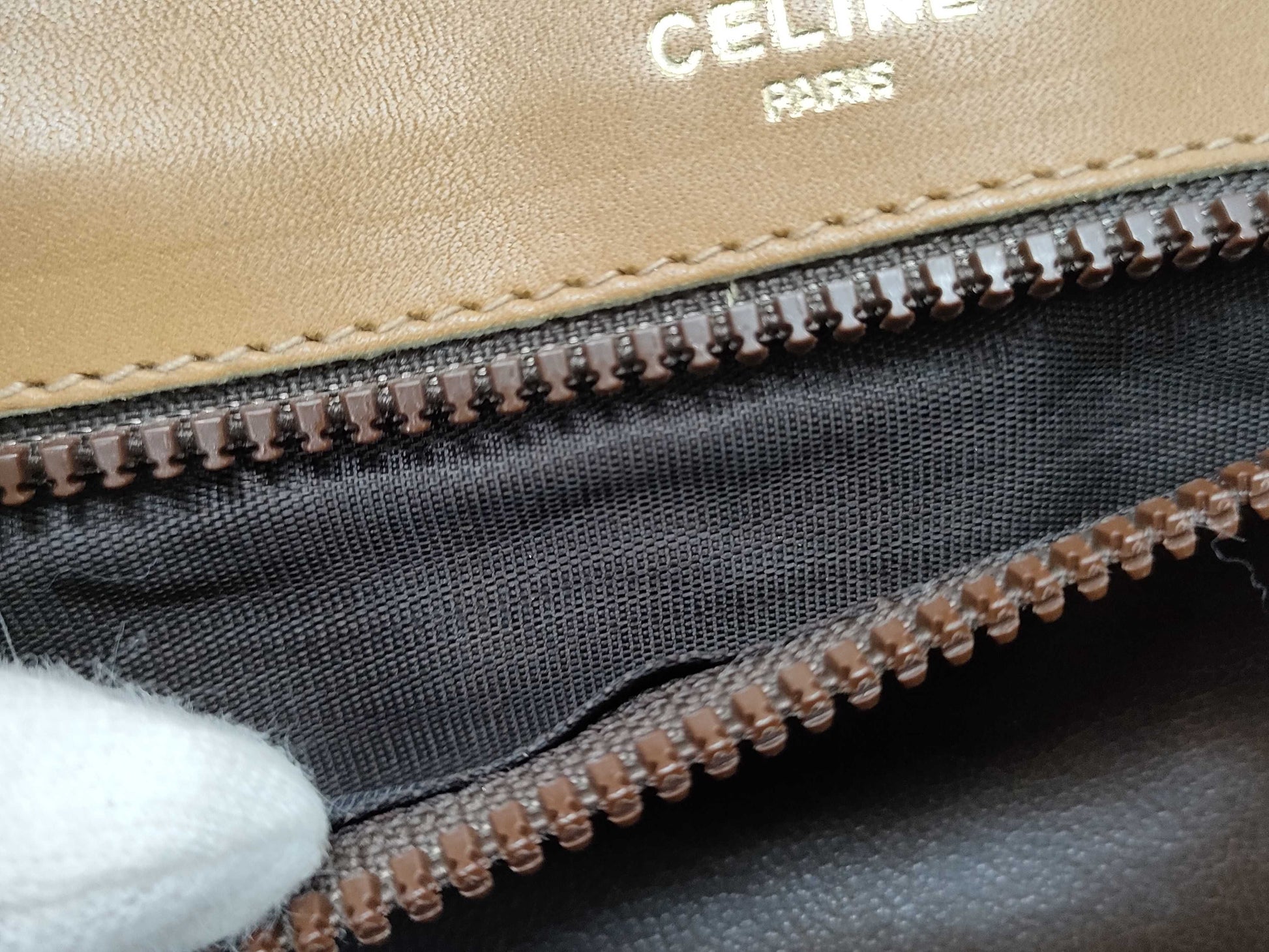 CELINE C Macadam PVC Carriage Hardware Second Bag Clutch Bag