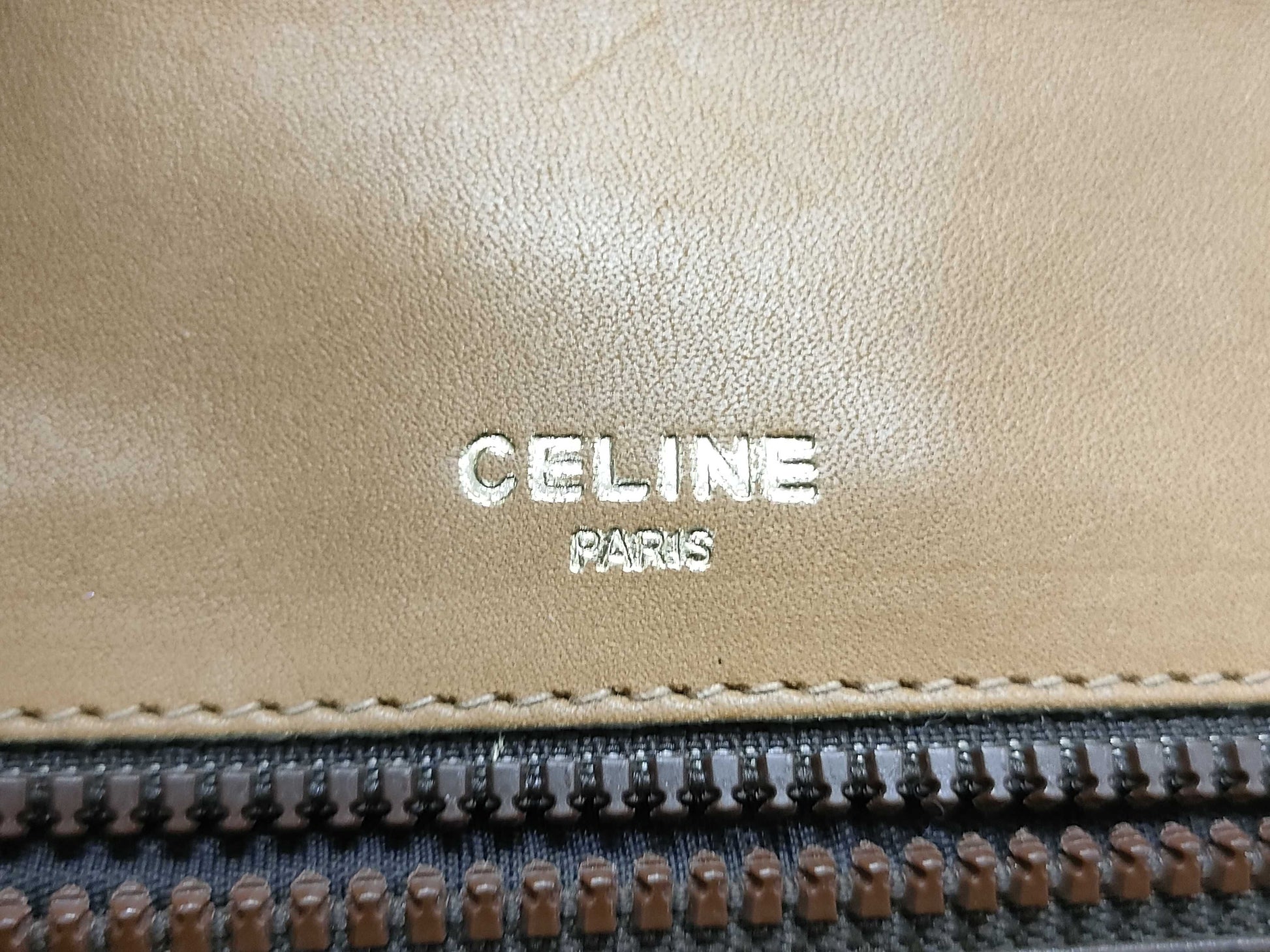 CELINE C Macadam PVC Carriage Hardware Second Bag Clutch Bag