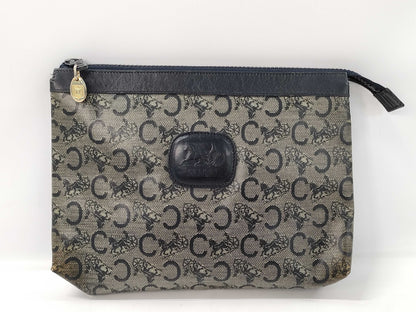 CELINE Carriage C Macadam Second Bag PVC Clutch Bag Second Bag
