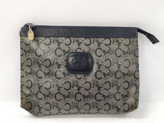 CELINE Carriage C Macadam Second Bag PVC Clutch Bag Second Bag