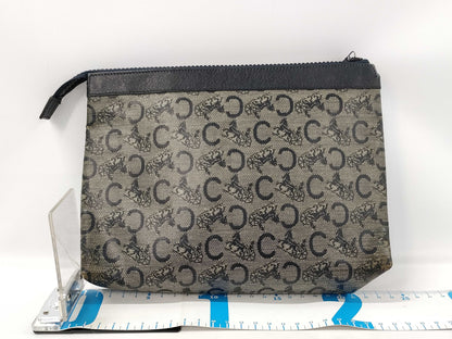 CELINE Carriage C Macadam Second Bag PVC Clutch Bag Second Bag