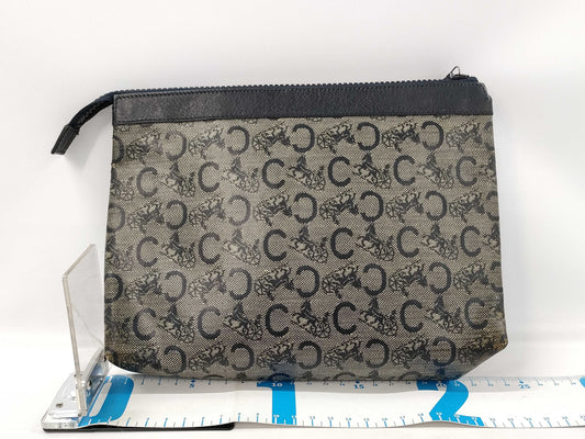 CELINE Carriage C Macadam Second Bag PVC Clutch Bag Second Bag