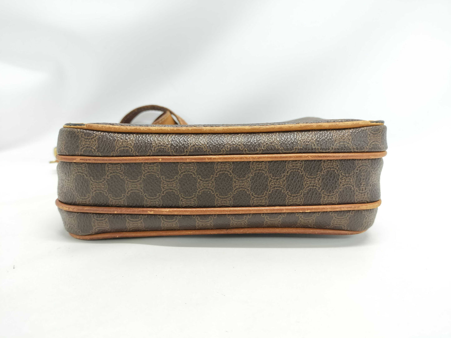 CELINE Triomphe Hardware Macadam PVC Shoulder Bag