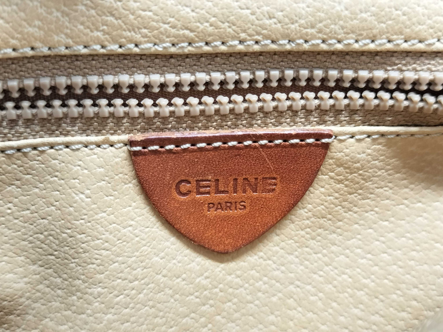 CELINE Triomphe Hardware Macadam PVC Shoulder Bag