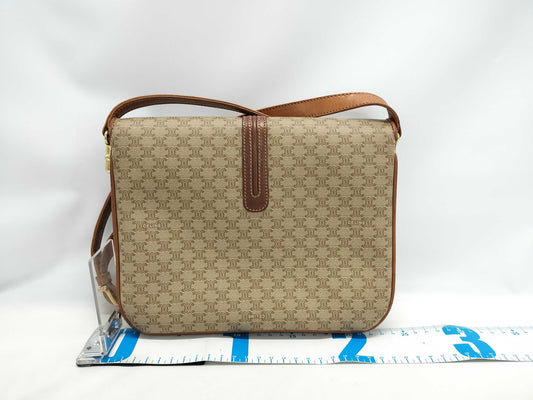 CELINE Triomphe Hardware Macadam PVC Shoulder Bag