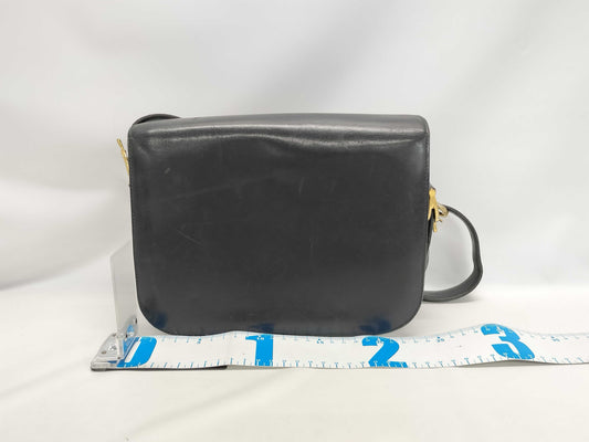 CELINE Carriage Hardware Leather Shoulder Bag