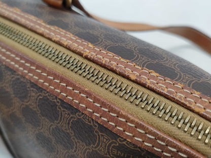 CELINE Macadam PVC Triomphe Drum Handbag