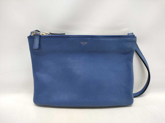 CELINE Trio Leather Trio Small Shoulder Bag