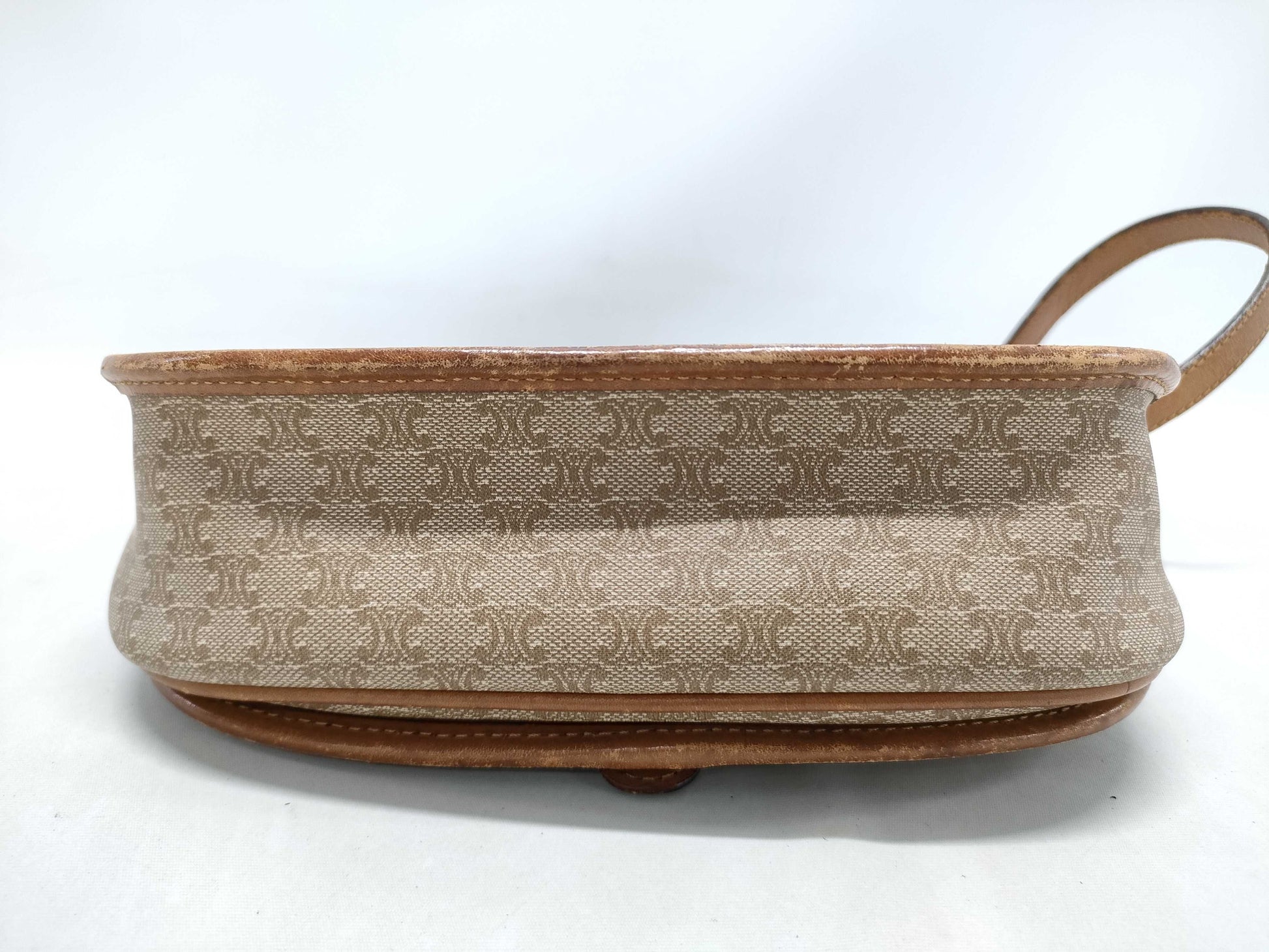CELINE Macadam PVC Triomphe Shoulder Bag