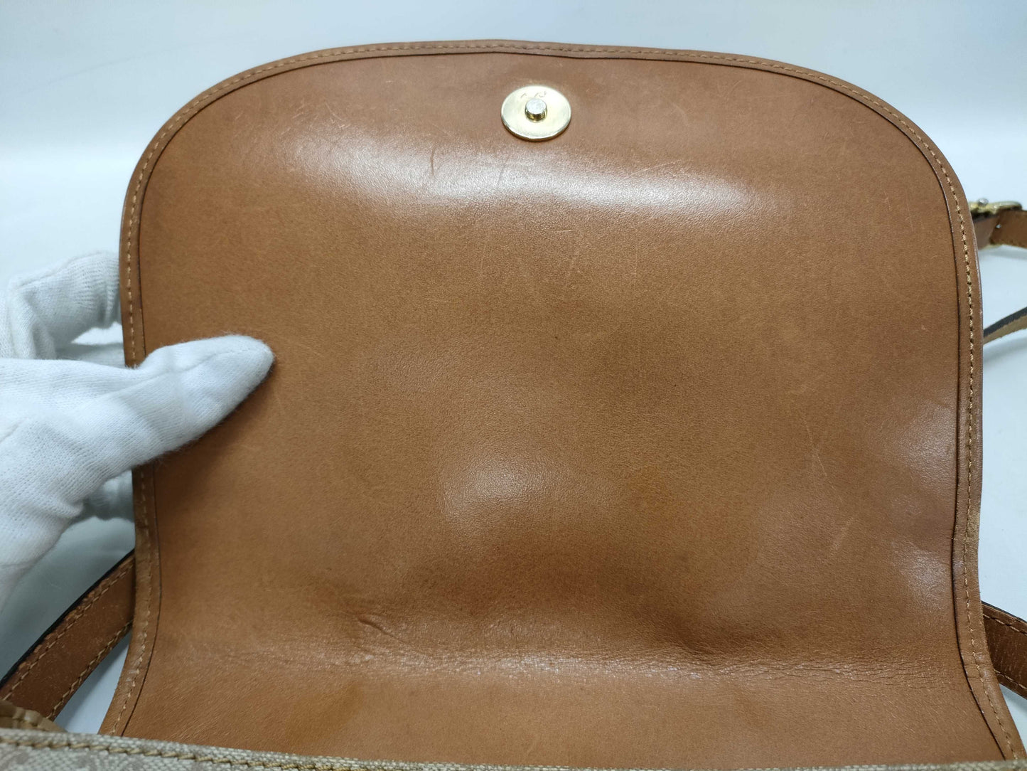 CELINE Macadam PVC Triomphe Shoulder Bag