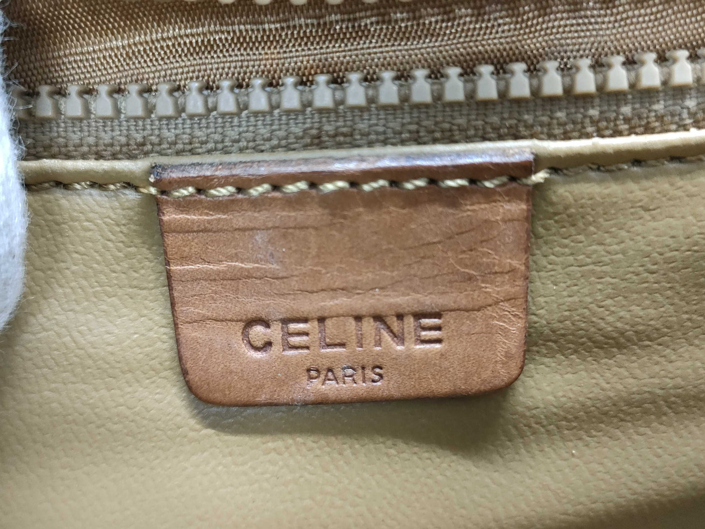 CELINE Macadam PVC Triomphe Shoulder Bag