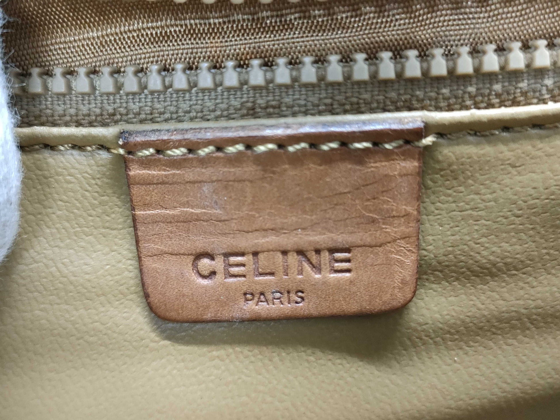 CELINE Macadam PVC Triomphe Shoulder Bag