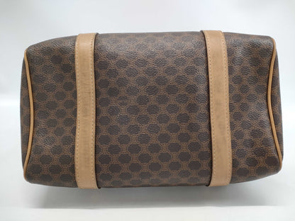 CELINE Macadam PVC Triomphe Mini Boston Bag Handbag