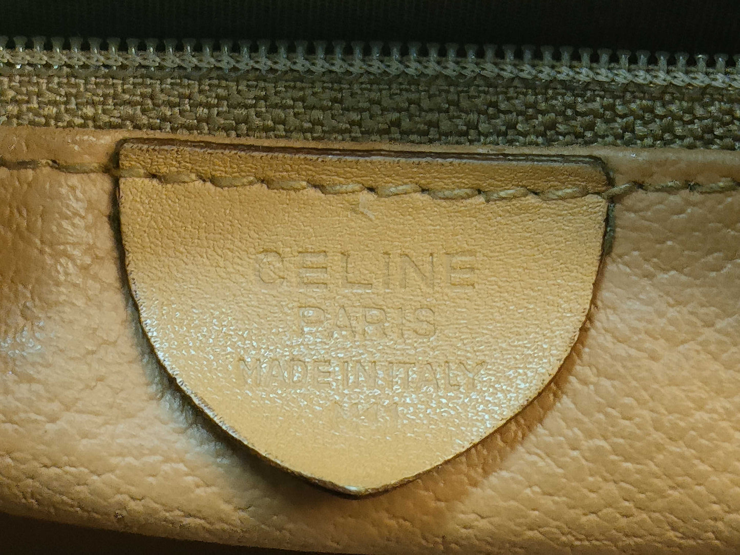 CELINE Macadam PVC Triomphe Mini Boston Bag Handbag