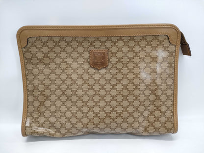 CELINE Macadam PVC Triomphe Clutch Bag Second Bag