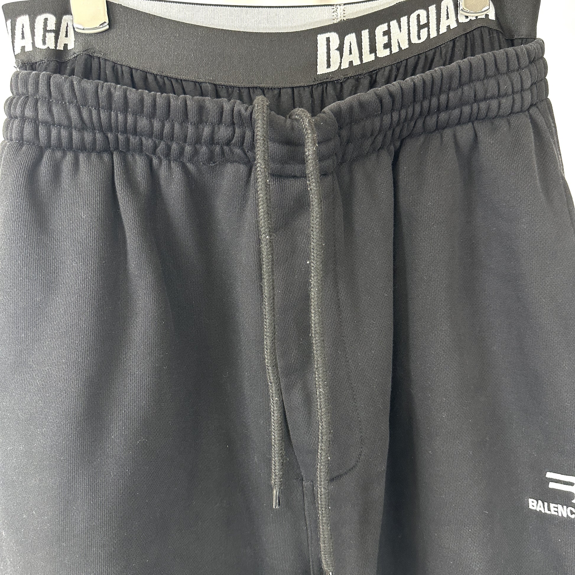 BALENCIAGA Layered Sweatpants, Wide Wash, 2021, XS