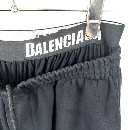 BALENCIAGA Layered Sweatpants, Wide Wash, 2021, XS