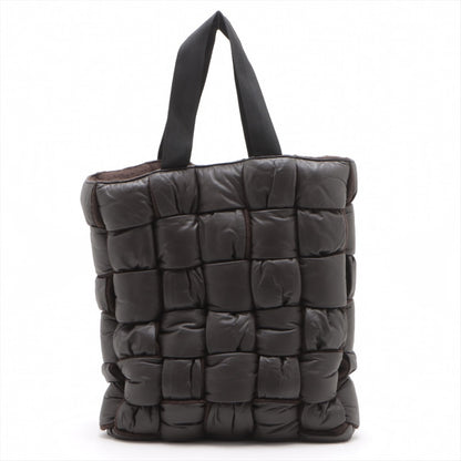 BOTTEGA VENETA Padded Tech Quilted Cassette The Arco Tote Bag Maxi Intrecciato Black Tote Bag
