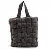 BOTTEGA VENETA Padded Tech Quilted Cassette The Arco Tote Bag Maxi Intrecciato Black Tote Bag