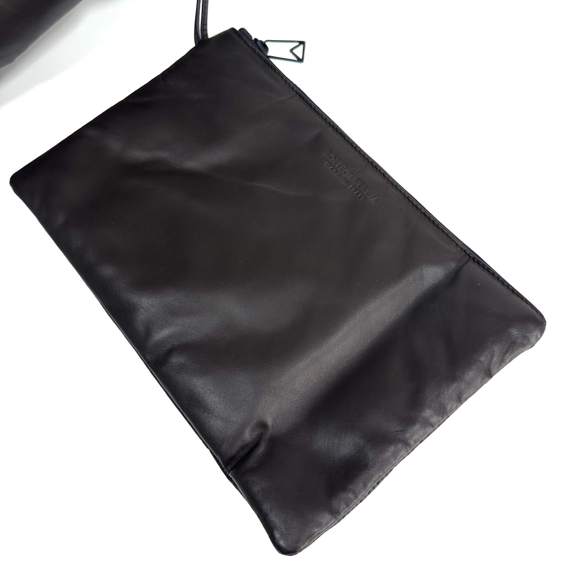 BOTTEGA VENETA Padded Tech Quilted Cassette The Arco Tote Bag Maxi Intrecciato Black Tote Bag