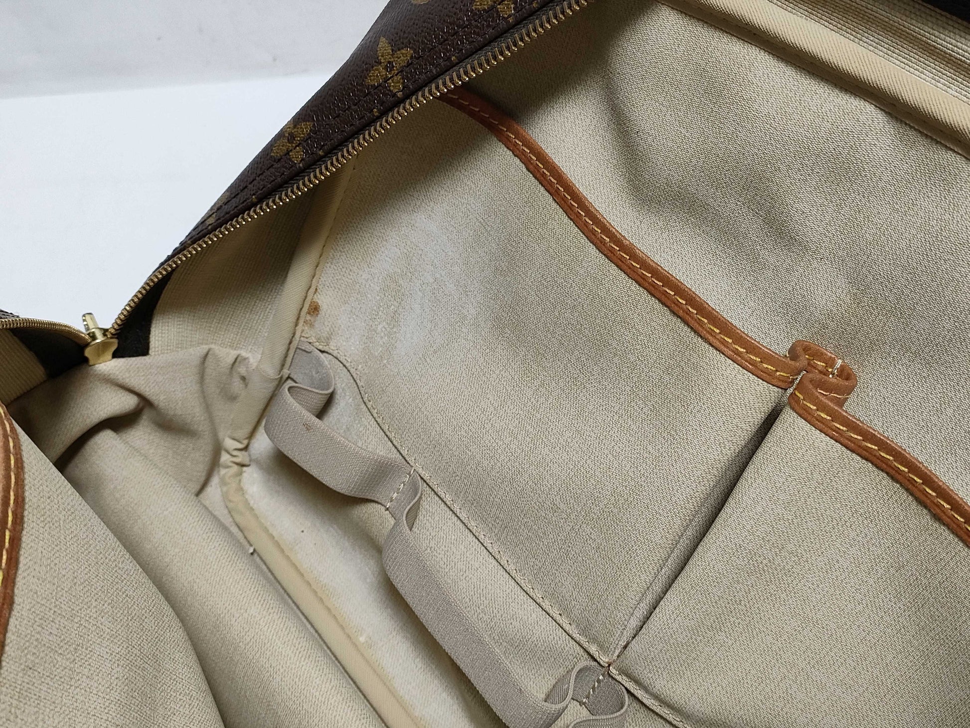 LOUIS VUITTON M47270 Monogram SG-Louis Vuitton Monogram Deauville M47270 VI1922 Brown Handbag