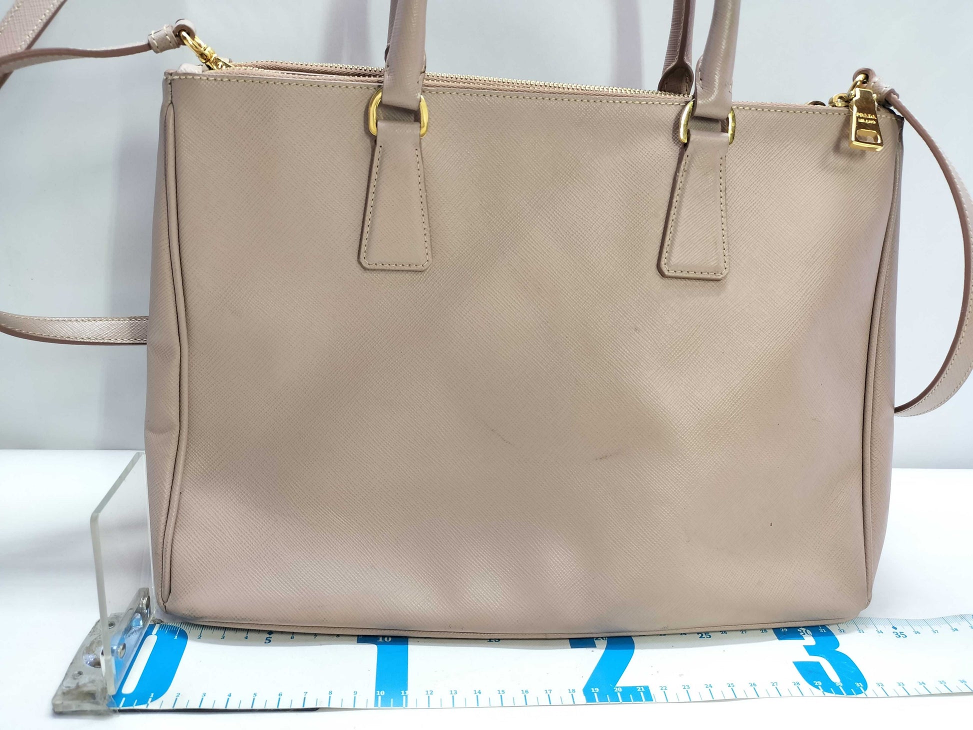 PRADA SG-Prada Saffiano Lux Purple Handbag Leather Pink Handbag