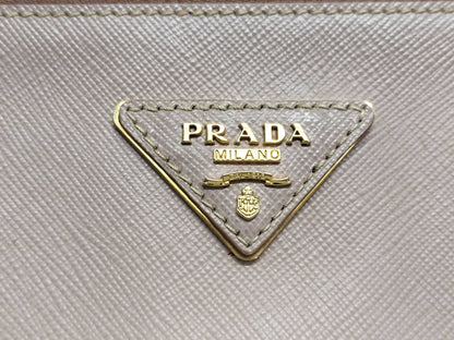 PRADA SG-Prada Saffiano Lux Purple Handbag Leather Pink Handbag