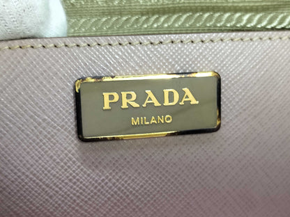 PRADA SG-Prada Saffiano Lux Purple Handbag Leather Pink Handbag