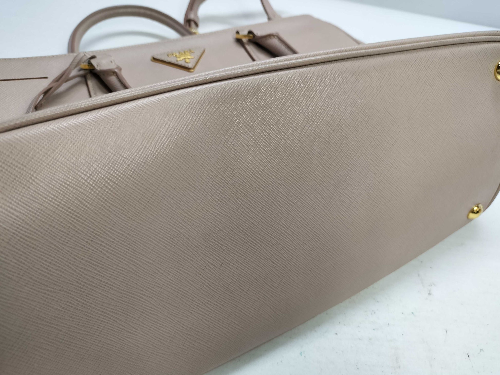 PRADA SG-Prada Saffiano Lux Purple Handbag Leather Pink Handbag