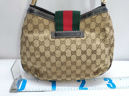 GUCCI GG Canvas SG-Gucci GG Canvas Sherry Line Shoulder Bag Beige 233608 Shoulder Bag