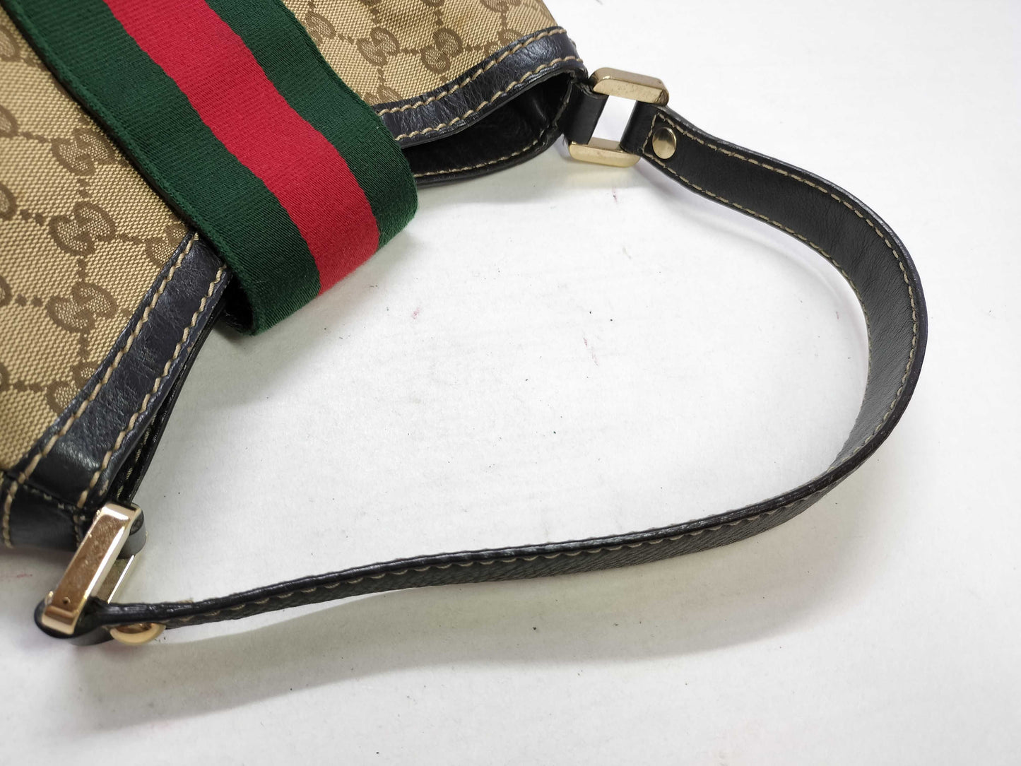 GUCCI GG Canvas SG-Gucci GG Canvas Sherry Line Shoulder Bag Beige 233608 Shoulder Bag