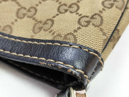GUCCI GG Canvas SG-Gucci GG Canvas Sherry Line Shoulder Bag Beige 233608 Shoulder Bag
