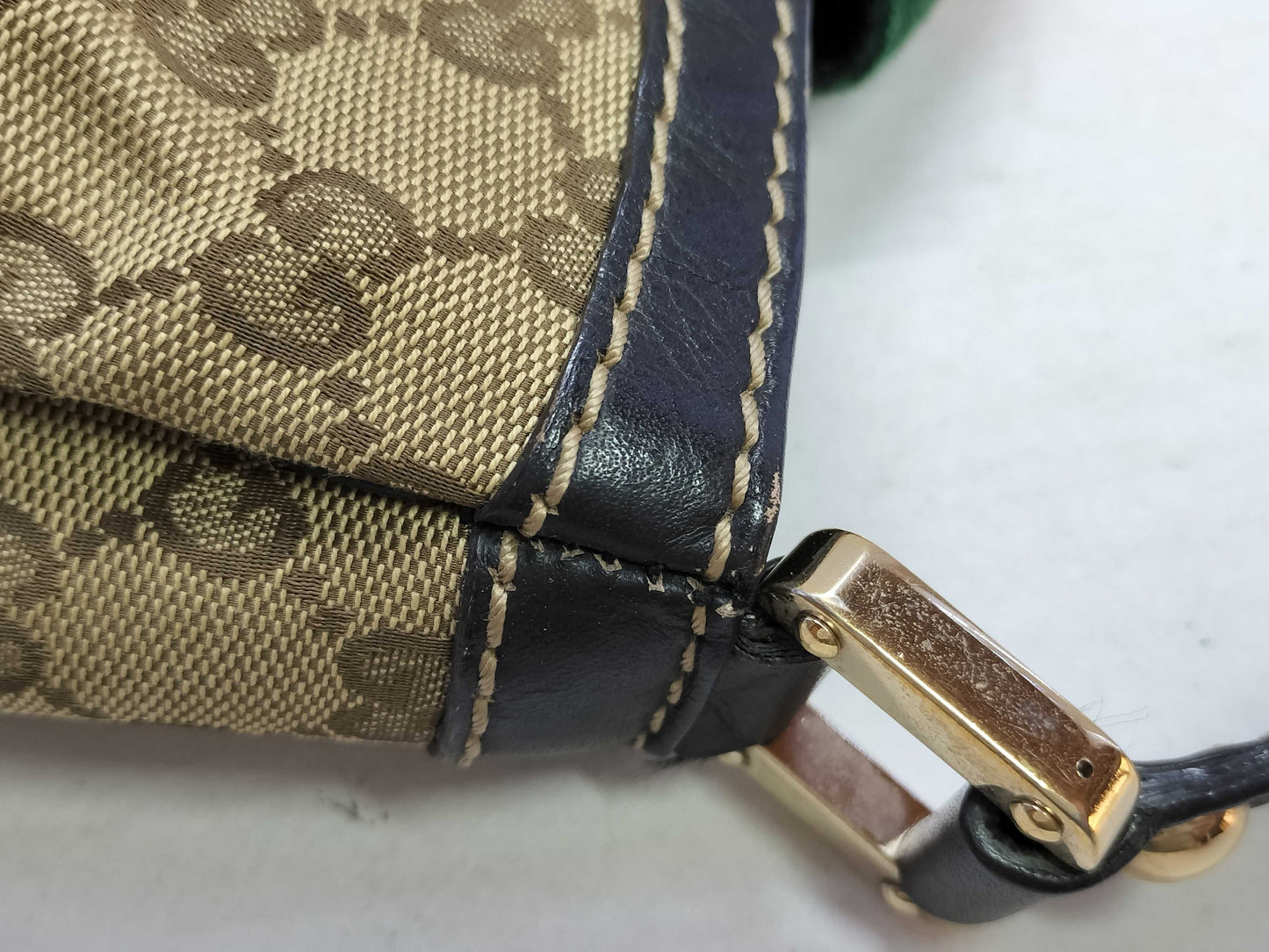 GUCCI GG Canvas SG-Gucci GG Canvas Sherry Line Shoulder Bag Beige 233608 Shoulder Bag