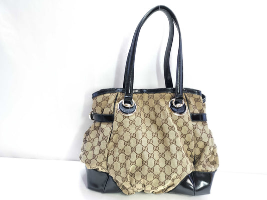 GUCCI GG Canvas SG-Gucci Canvas Tote Bag 203529 Tote Bag