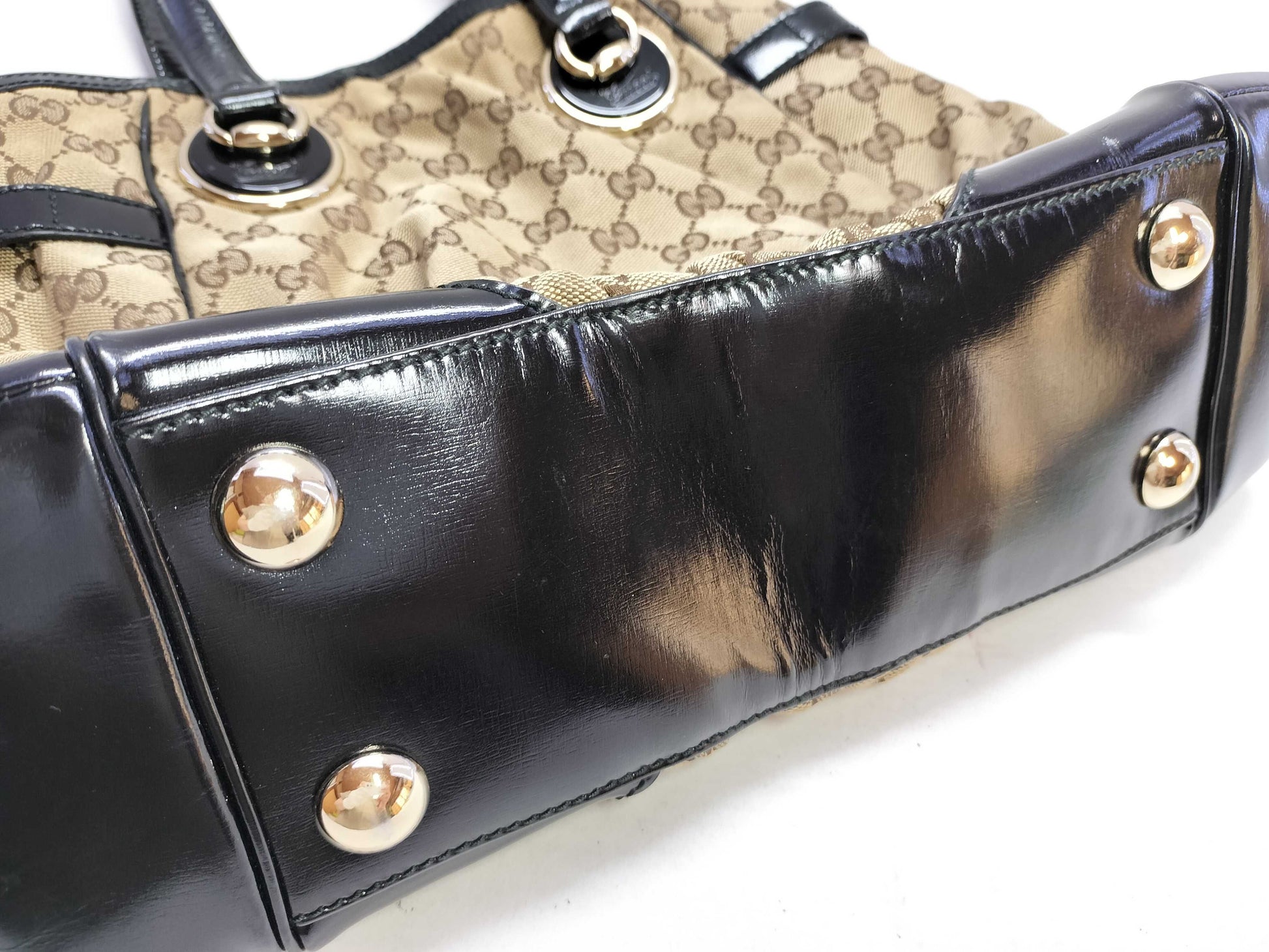 GUCCI GG Canvas SG-Gucci Canvas Tote Bag 203529 Tote Bag
