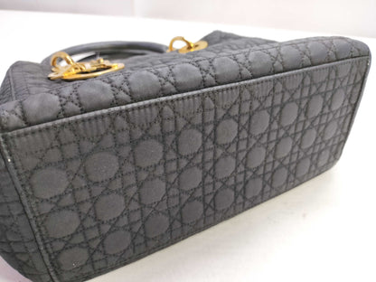 Dior Lady Dior PH-Lady Dior Cotton Hand Bag 23cm