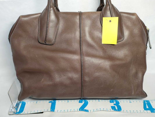 TOD'S SG-Tods leather tote brown tote bag