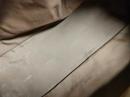 TOD'S SG-Tods leather tote brown tote bag