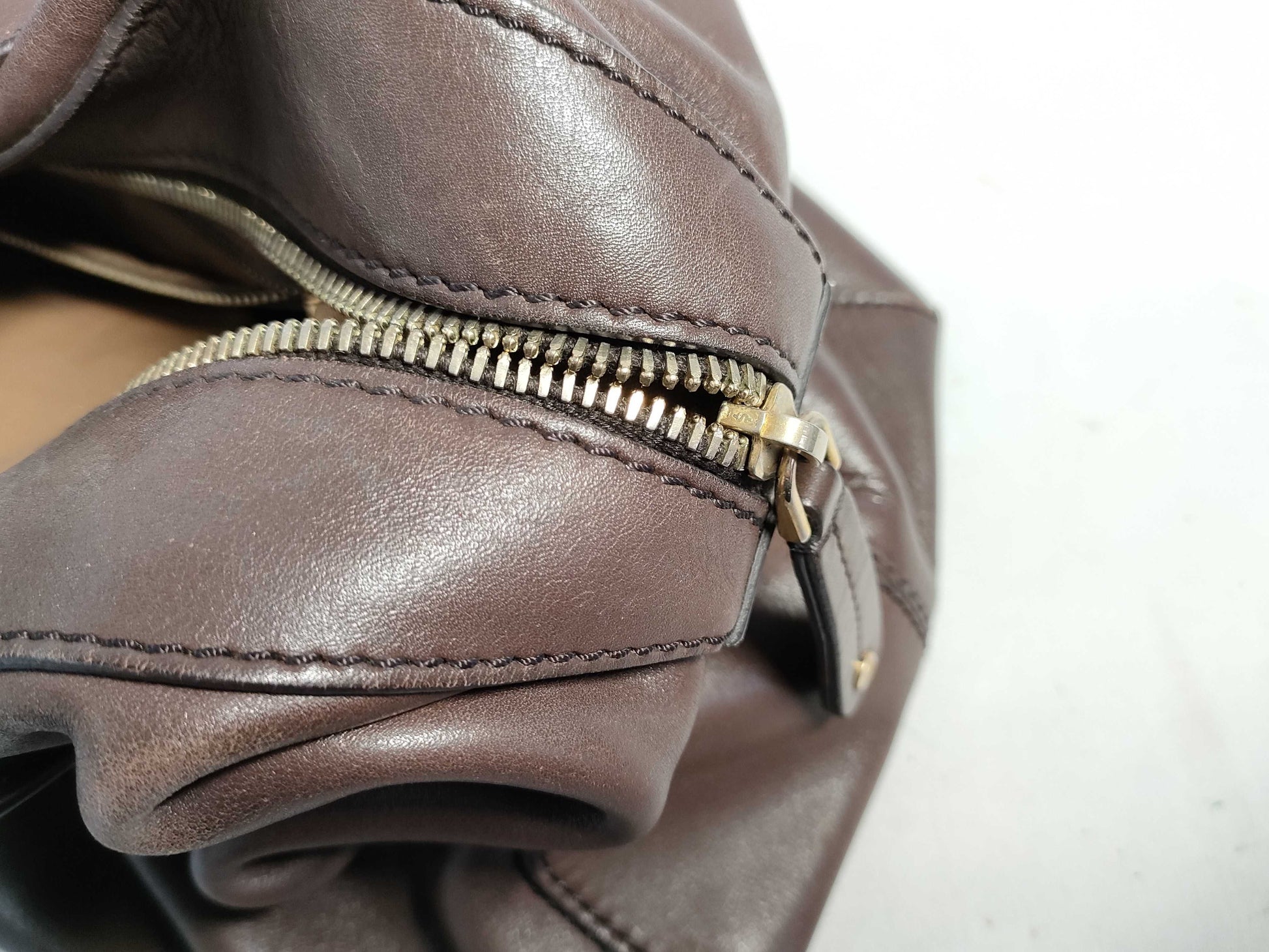 TOD'S SG-Tods leather tote brown tote bag