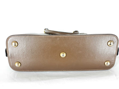 GUCCI GG Supreme ID-Gucci GG Supreme Horse Bits PVC & Leather 2-Way Handbag 620850 525040 With Handbag